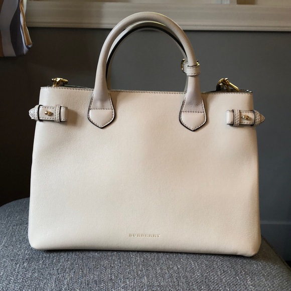 Burberry limestone banner tote, excellent condition. - Picture 1 of 16